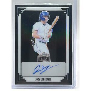 2024 Leaf Metal Joey Loperfido Prismatic Black Auto 3/5 SP Houston Astros